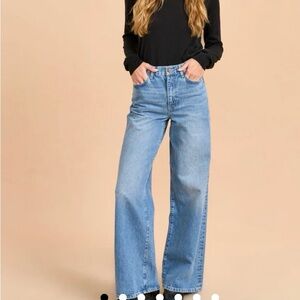 La Ligne Isadora Wide leg jeans size 25